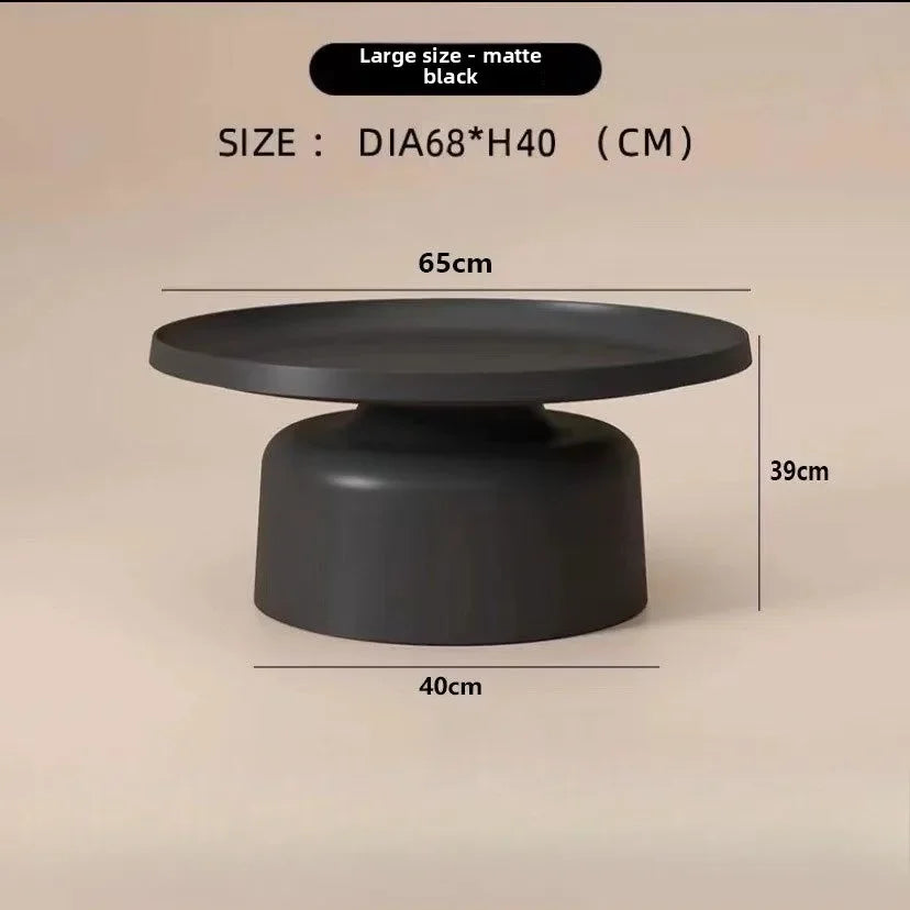 Nordic Circular Coffee Table for Modern Living Rooms – view 6, modern home furniture